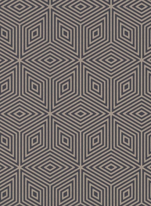 Paint & Paper Library Carta da parati Marquetry Tile - Kohl