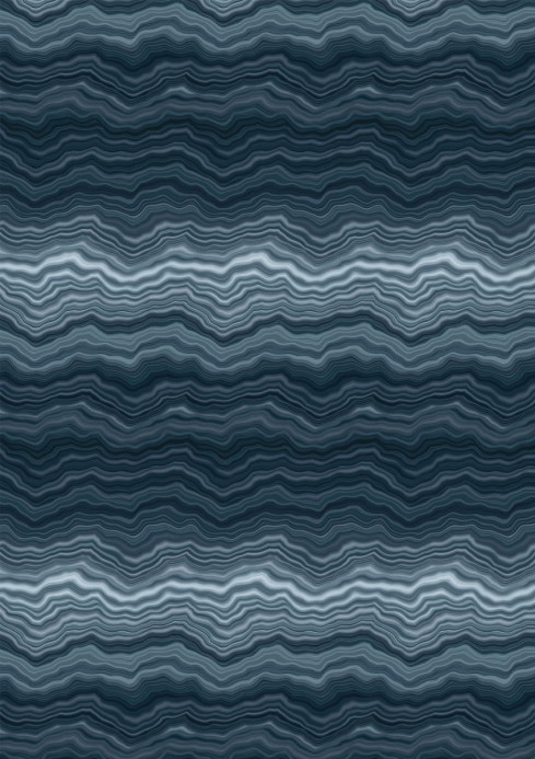 Wellen Tapete Carrare von Lelievre - Onyx