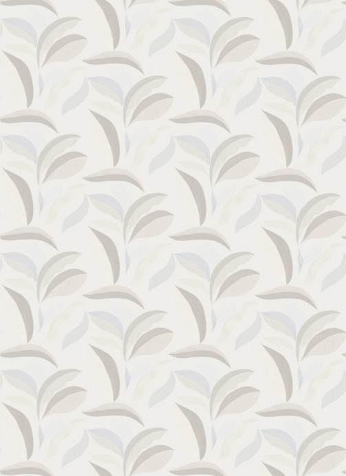Florale Tapete Nid d Oiseau von Elitis - Beige