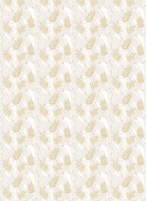 Élitis Carta da parati Alocasia - Beige/ Orange