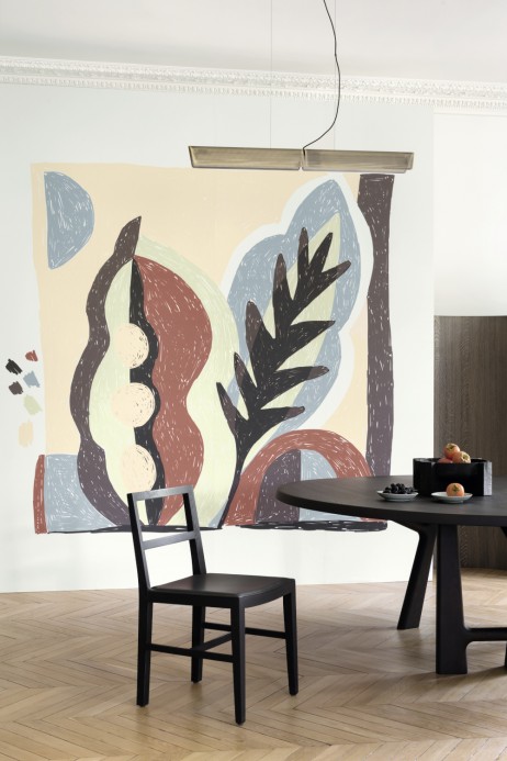 Elitis Mural Monaco Beige/ Braun