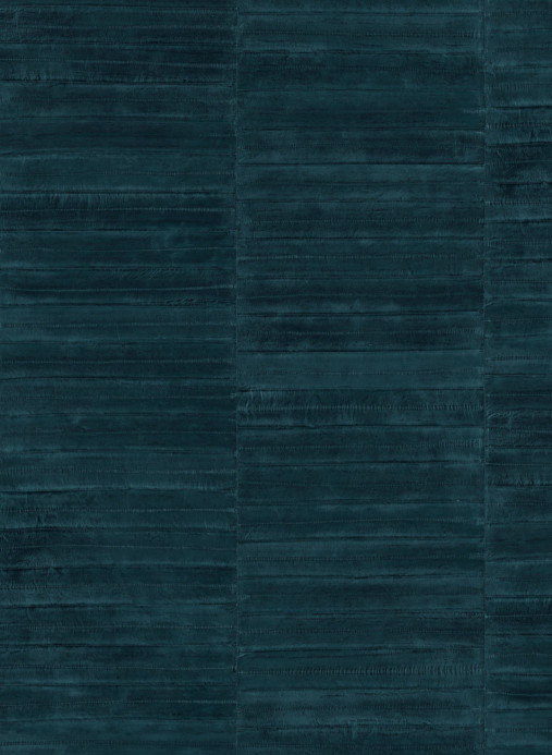Leder Tapete Anguille von Elitis - Blau