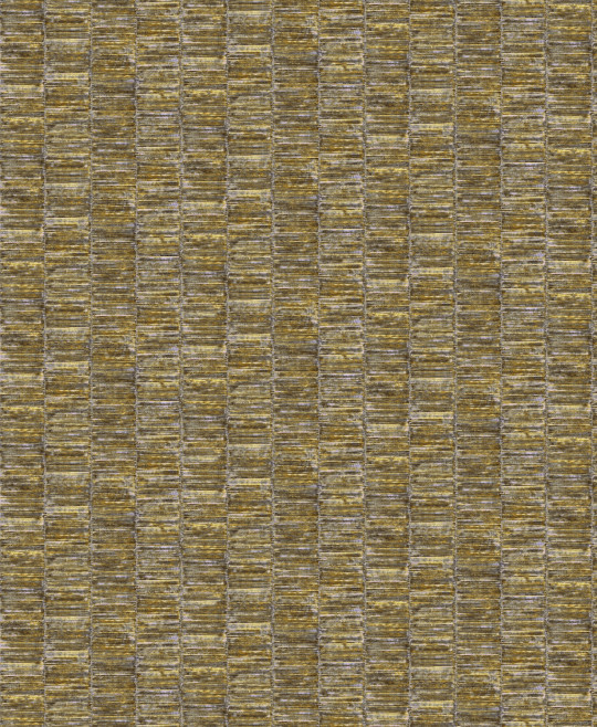 Leder Tapete Anguille von Elitis - Gold/ Silber