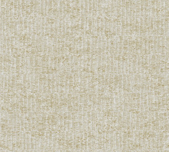 Flecht Tapete Mimbre Precioso von Elitis - Silber/ Braun