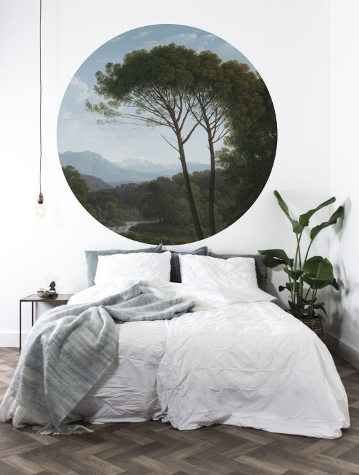 KEK Amsterdam Mural Golden Age Landscapes 2 Circle Multicolor - Durchmesser 1,9m