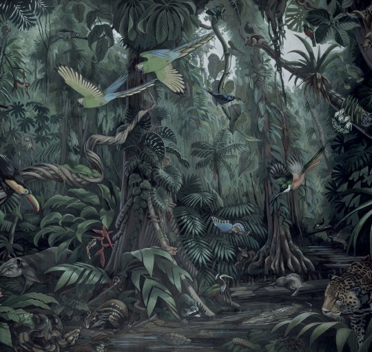 KEK Amsterdam Papier peint panoramique Tropical Landscapes 1 - Multicolor - Breite 2.92m