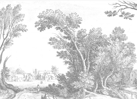 Wandbild Engraved Landscapes 3 von KEK Amsterdam