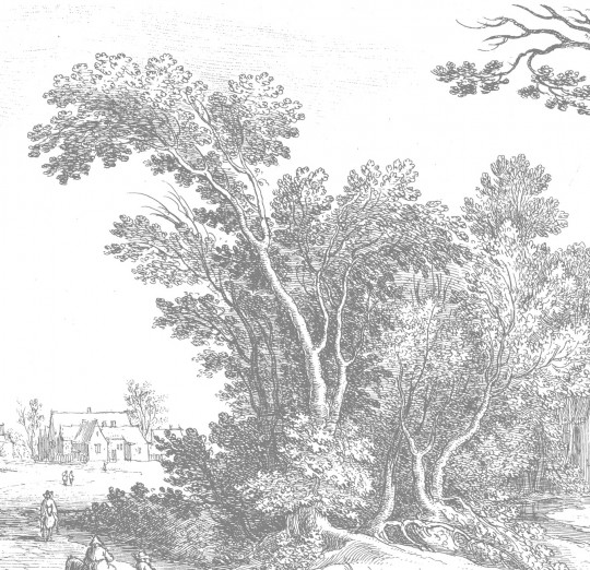 Wandbild Engraved Landscapes 3 von KEK Amsterdam