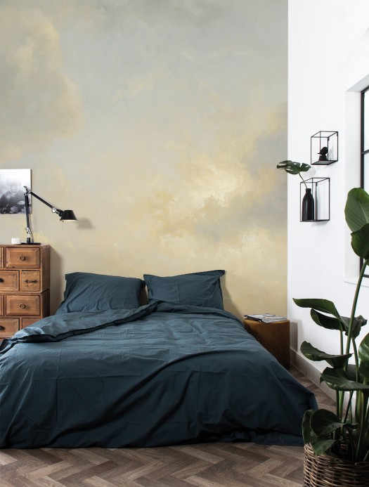 KEK Amsterdam Mural Golden Age Clouds 1 Multicolor - Breite 3.896m