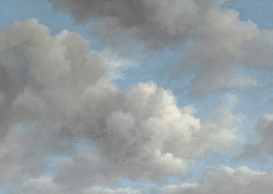 KEK Amsterdam Mural Golden Age Clouds 2 Multicolor - Breite 3.896m