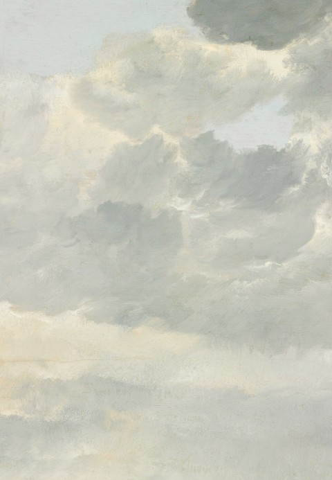 KEK Amsterdam Papier peint panoramique Golden Age Clouds 3 - Multicolor - Breite 1.948m