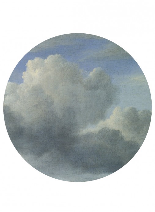 KEK Amsterdam Carta da parati panoramica Golden Age Clouds 5 Circle - Multicolor - Durchmesser 1,9m