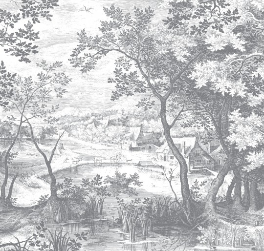 Panorama-Tapete Engraved Landscapes 7 KEK - 2.922m Breite