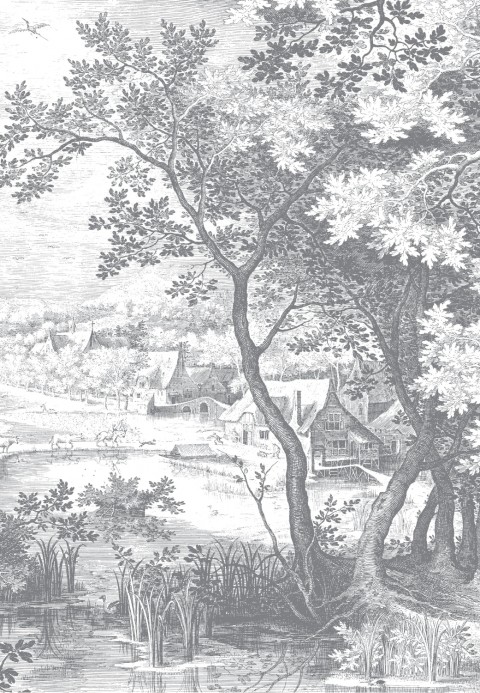 Panorama-Tapete Engraved Landscapes 7 KEK - 1.948m Breite