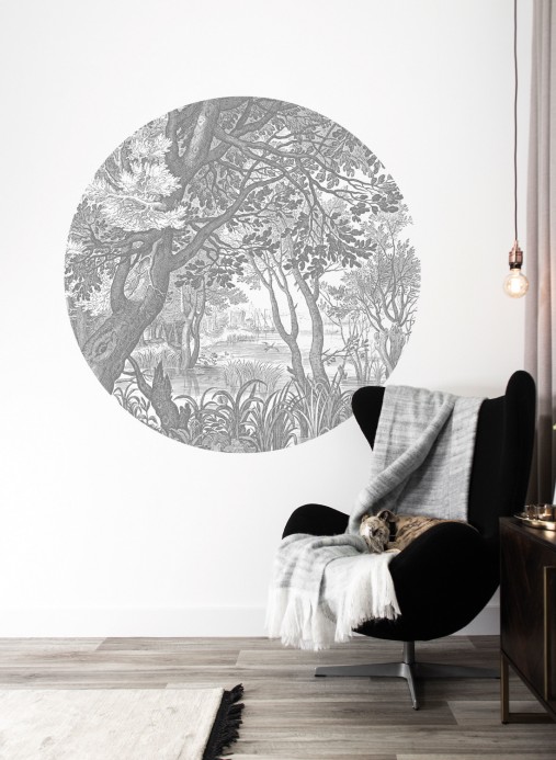 KEK Amsterdam Mural Engraved Landscapes 4 Circle