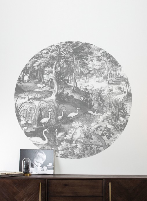 KEK Amsterdam Papier peint panoramique Engraved Landscapes 13 Circle