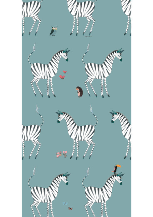 KEK Amsterdam Wallpaper Zebra