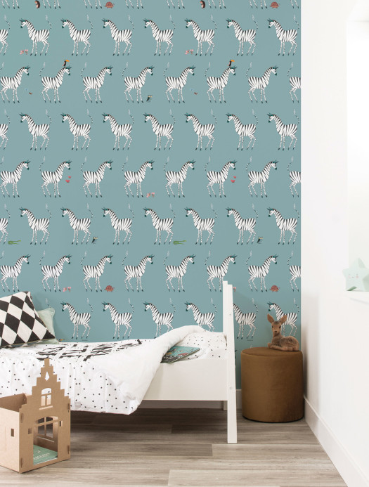 KEK Amsterdam Wallpaper Zebra