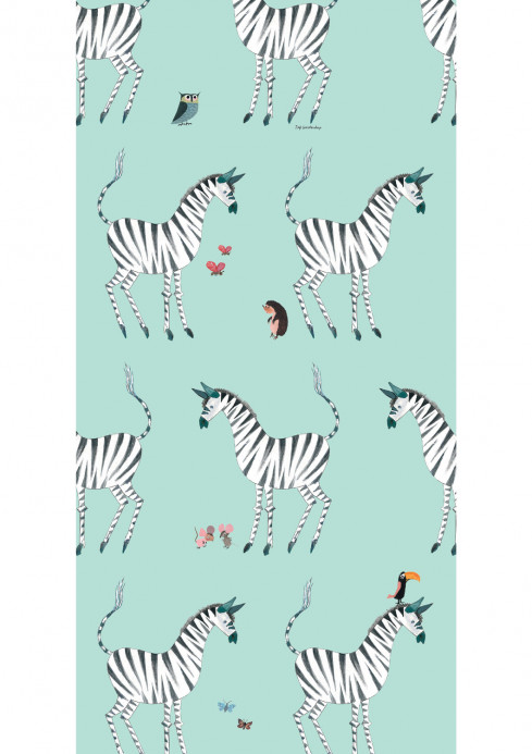 KEK Amsterdam Wallpaper Zebra
