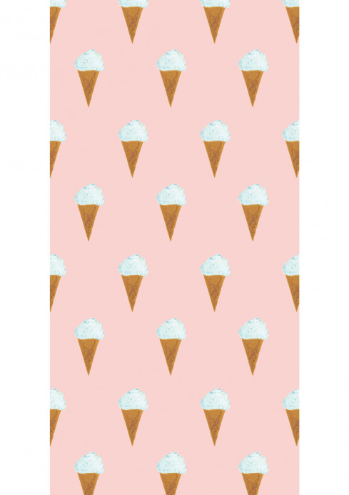 KEK Amsterdam Papier peint Ice Cream - Roze
