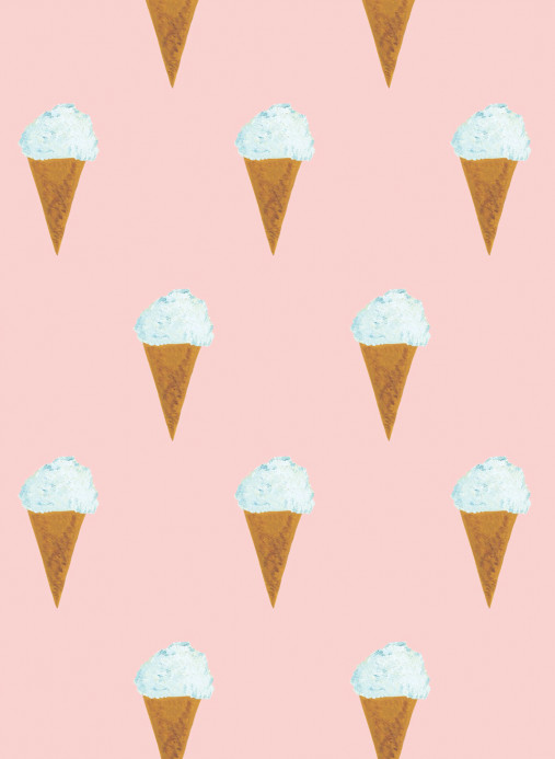 KEK Amsterdam Papier peint Ice Cream - Roze