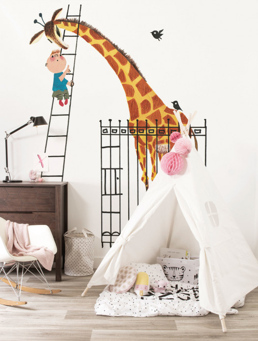 KEK Amsterdam Mural Giant Giraffe
