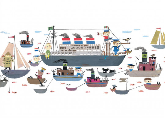 KEK Amsterdam Mural Holland America Line
