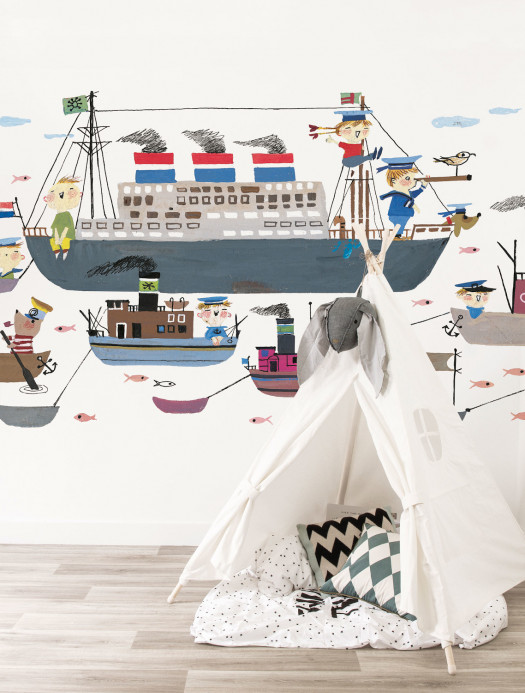 KEK Amsterdam Mural Holland America Line