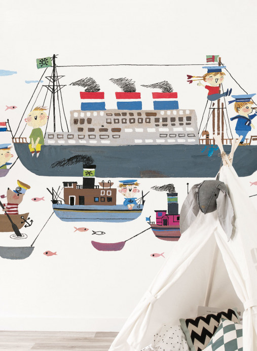 KEK Amsterdam Mural Holland America Line