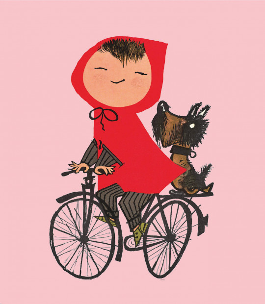 Panorama-Tapete Riding My Bike KEK – Pink