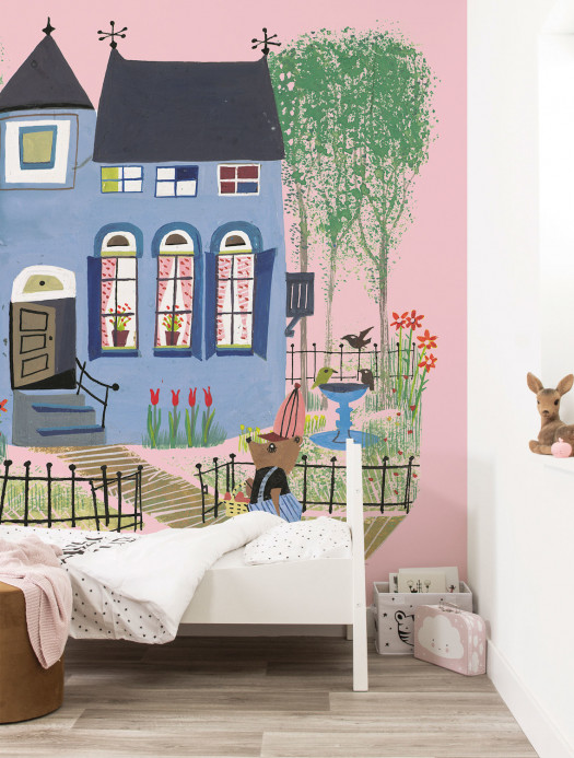 KEK Amsterdam Mural Bear Blue House