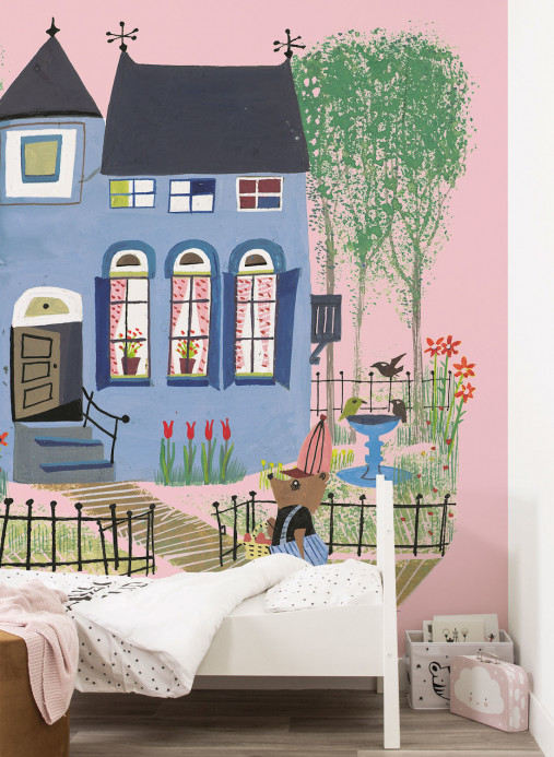 KEK Amsterdam Mural Bear Blue House