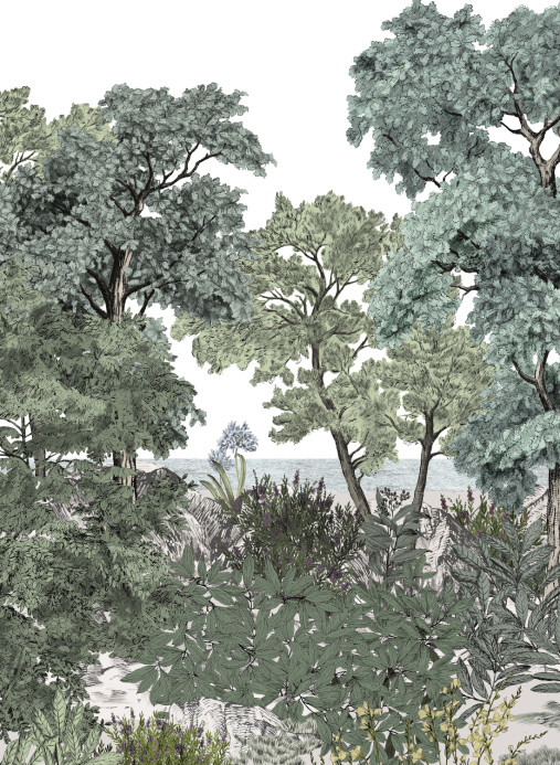 Tapete Foret de Bretagne Naturel Isidore Leroy A – 1/2/3