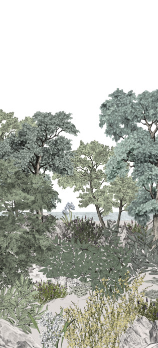 Tapete Foret de Bretagne Naturel Isidore Leroy A – 1/2/3