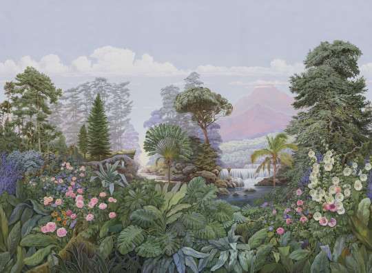 Isidore Leroy Carta da parati panoramica Firone Tropical