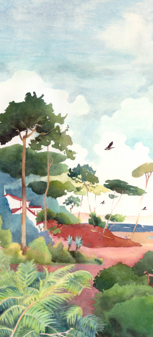 Isidore Leroy Papier peint panoramique Foret - Bahnen 4/5/6