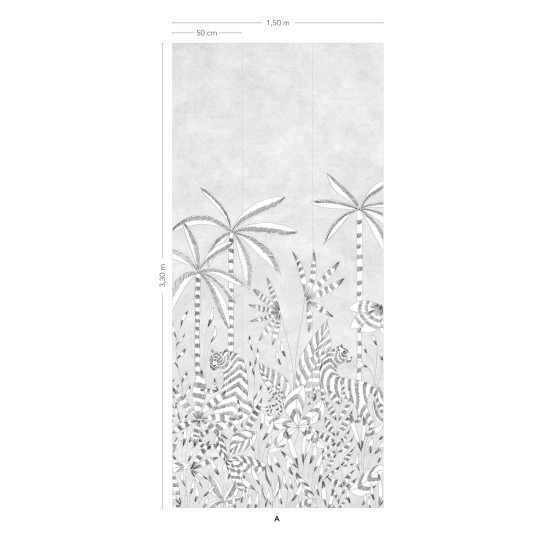 Tapete Paradis Des Tigres Grisaille Isidore Leroy A – 1/2/3