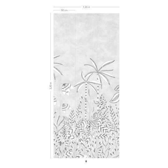Tapete Paradis Des Tigres Grisaille Isidore Leroy B – 4/5/6