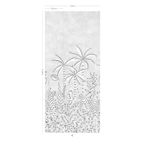 Tapete Paradis Des Tigres Grisaille Isidore Leroy C – 7/8/9