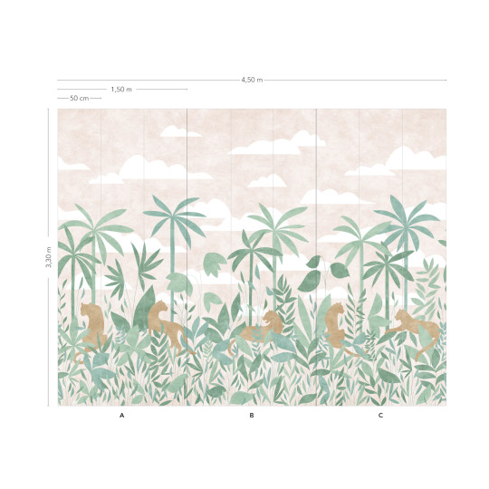 Isidore Leroy Mural Paradis Des Tigres Jour