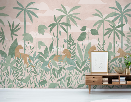 Isidore Leroy Mural Paradis Des Tigres Jour