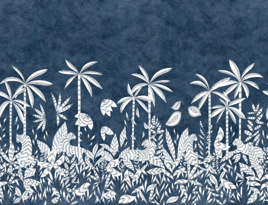 Isidore Leroy Mural Paradis Des Tigres Nocturne