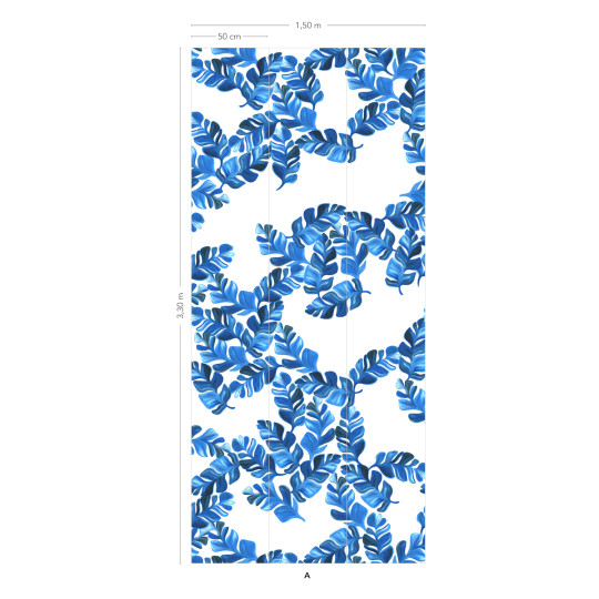 Tapete Pacifico Bleu von Isidore Leroy A – 1/2/3