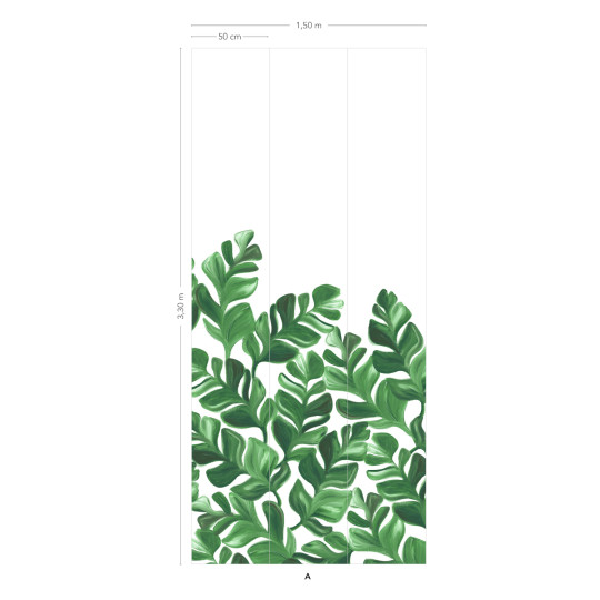 Tapete Pacifico XL Vert von Isidore Leroy A – 1/2/3