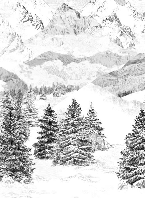 Wandbild Les Cimes von Isidore Leroy A – 1/2/3