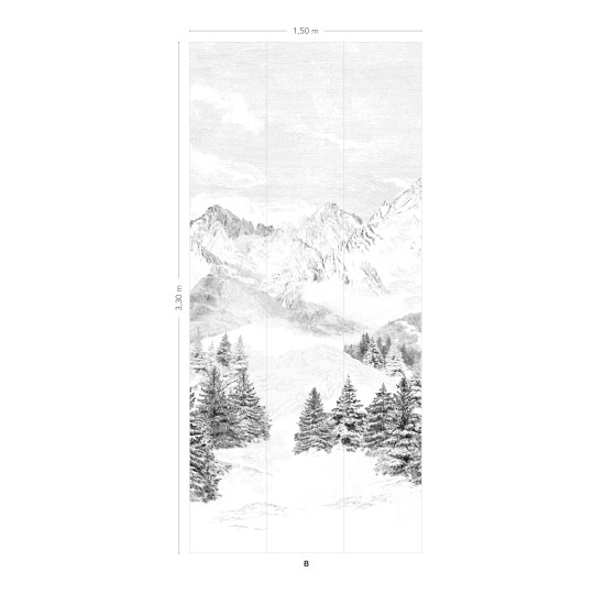 Wandbild Les Cimes von Isidore Leroy B – 4/5/6