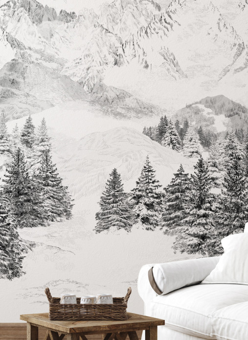 Isidore Leroy Mural Les Cimes
