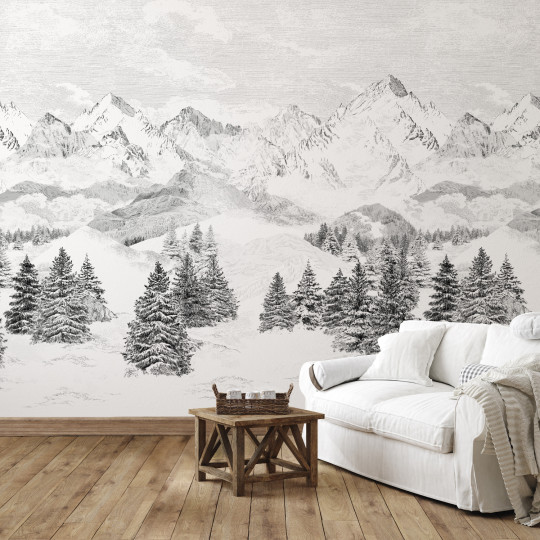 Isidore Leroy Mural Les Cimes