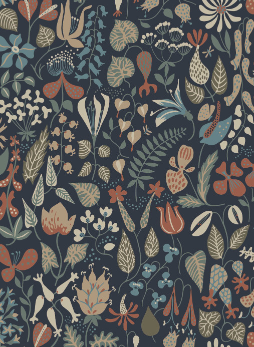 Boråstapeter Tapete Stig Lindberg Herbarium - 1372