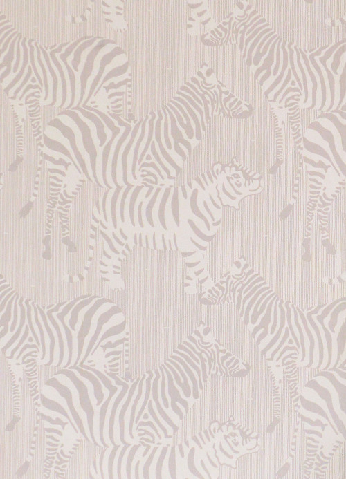 Majvillan Papier peint Safari Stripes - Warm Grey